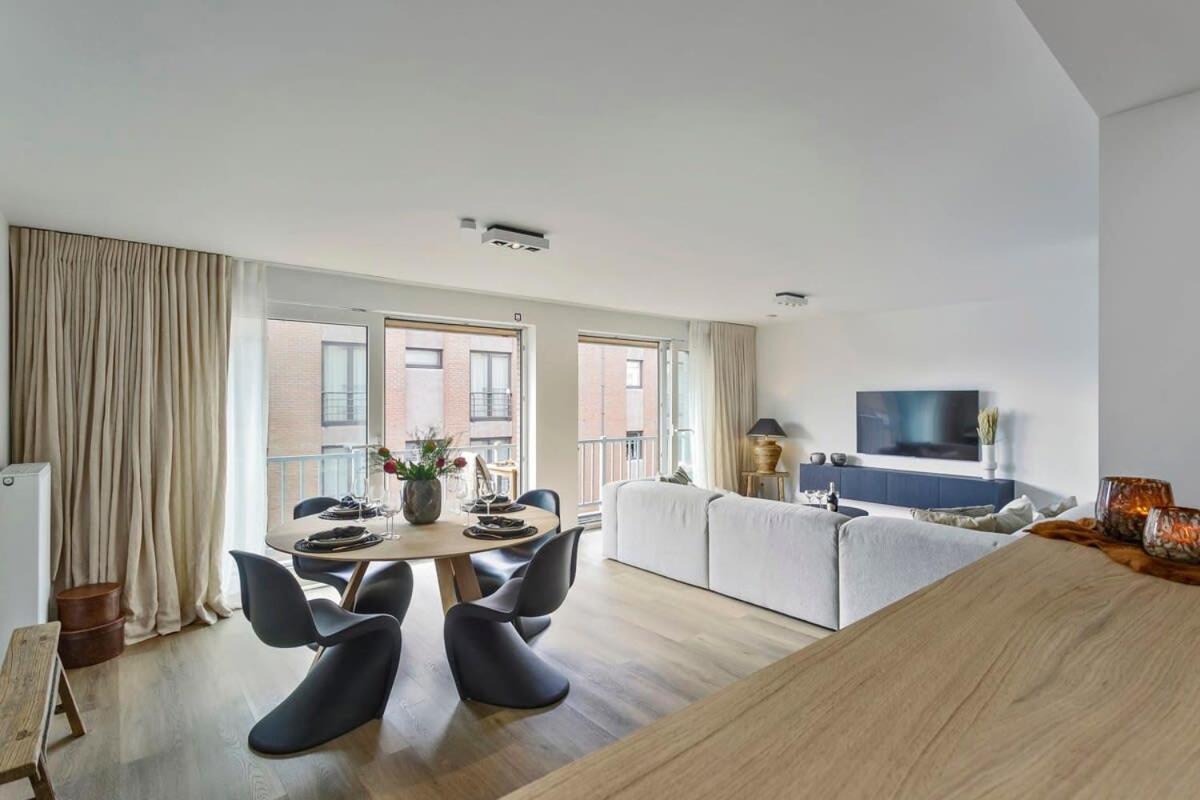 Huswell - Stunning Modern Apartment With Terrace And Parking Кнокке-Гейст Екстер'єр фото